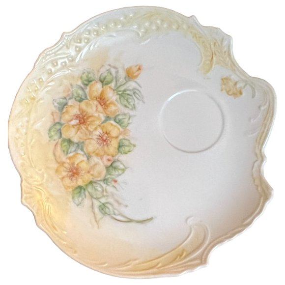 RARE! Vtg Set Charming Floral Snack Plates 4 Colors. Heart-achingly Sweet! 9.5" - Picture 13 of 16